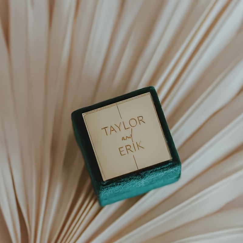 Custom Wedding Ring Box for Engagements